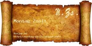 Montag Zsolt névjegykártya